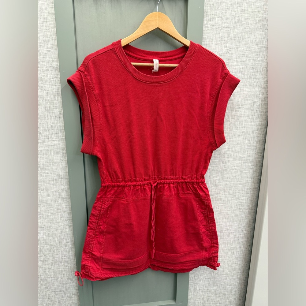 Casual Red Mini Dress